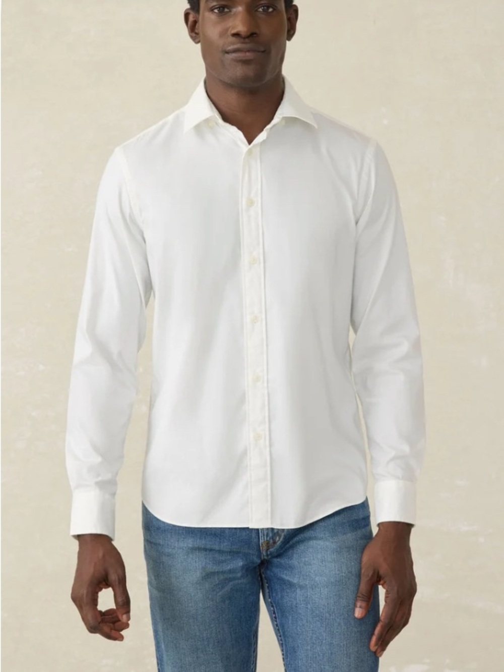 Faherty The Movement Button-Up Shirt Cotton Blend XL